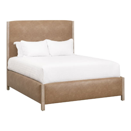 Solid Wood Framed King Bed | Living Essentials Emmett
