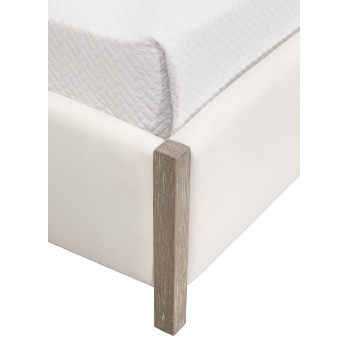 Solid Wood Framed King Bed | Living Essentials Emmett
