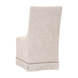 Modern European furniture - Cream Linen Skirted Dining Chairs (2) - www.oroa.com