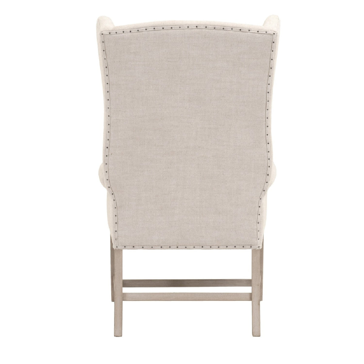 French Linen Wingback Accent Chair | Living Essentials Chateau
