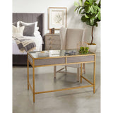 French Linen Wingback Accent Chair | Living Essentials Chateau