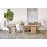 French Linen Wingback Accent Chair | Living Essentials Chateau
