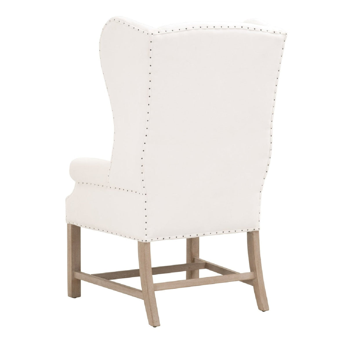 French Linen Wingback Accent Chair | Living Essentials Chateau
