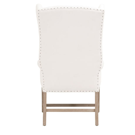 French Linen Wingback Accent Chair | Living Essentials Chateau