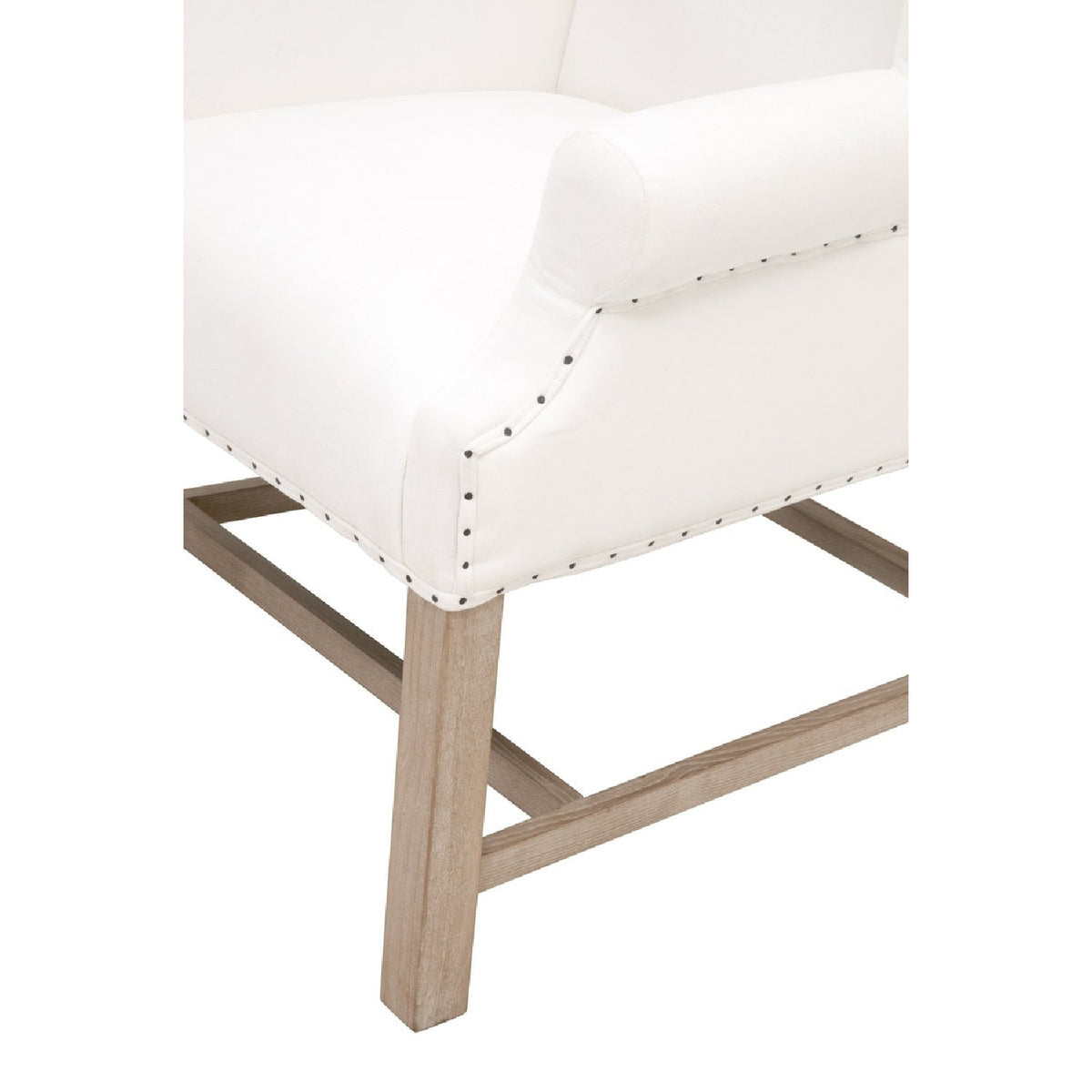 French Linen Wingback Accent Chair | Living Essentials Chateau