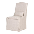 French Linen Skirted Dining Chairs (2) | Living Essentials Colette