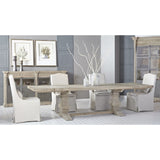 French Linen Skirted Dining Chairs (2) | Living Essentials Colette