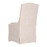 French Linen Skirted Dining Chairs (2) | Living Essentials Colette