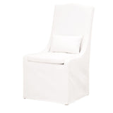 French Linen Skirted Dining Chairs (2) | Living Essentials Colette