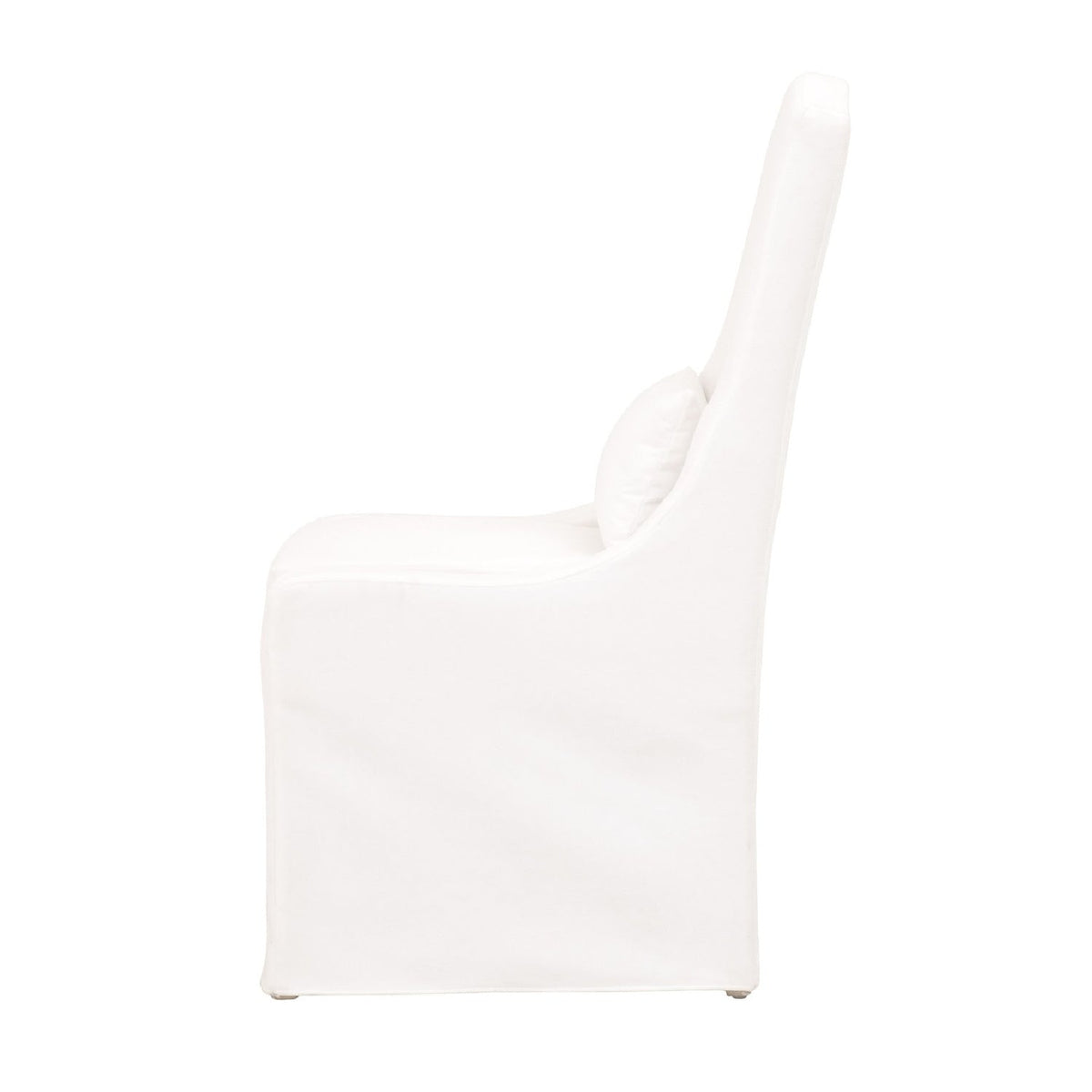 French Linen Skirted Dining Chairs (2) | Living Essentials Colette