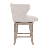 Modern European furniture - Nail Tacked Swivel Counter Stool - www.oroa.com