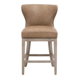 Modern European furniture - Nail Tacked Swivel Counter Stool - www.oroa.com