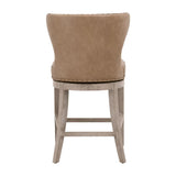 Modern European furniture - Nail Tacked Swivel Counter Stool - www.oroa.com