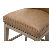 Modern European furniture - Nail Tacked Swivel Counter Stool - www.oroa.com