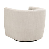 Tufted Back Swivel Club Chair | Living Essentials Marcel