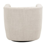 Tufted Back Swivel Club Chair | Living Essentials Marcel