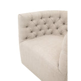 Tufted Back Swivel Club Chair | Living Essentials Marcel