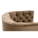 Tufted Back Swivel Club Chair | Living Essentials Marcel