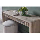 Modern European furniture - Cylindrical French Linen Ottoman - www.oroa.com