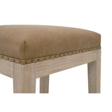 Vegan Leather Seat Counter Stool | Living Essentials Wyatt