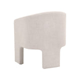 French Linen 3-Legged Accent Chair | Living Essentials Hall