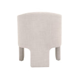 French Linen 3-Legged Accent Chair | Living Essentials Hall