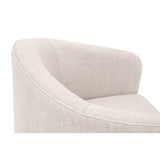 French Linen 3-Legged Accent Chair | Living Essentials Hall