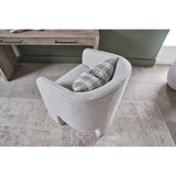 French Linen 3-Legged Accent Chair | Living Essentials Hall