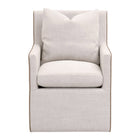 Two-Toned Wheeled Lounge Chair | Living Essentials Harmony