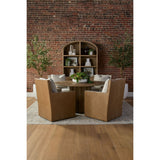 Two-Toned Wheeled Lounge Chair | Living Essentials Harmony