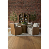 Two-Toned Wheeled Lounge Chair | Living Essentials Harmony