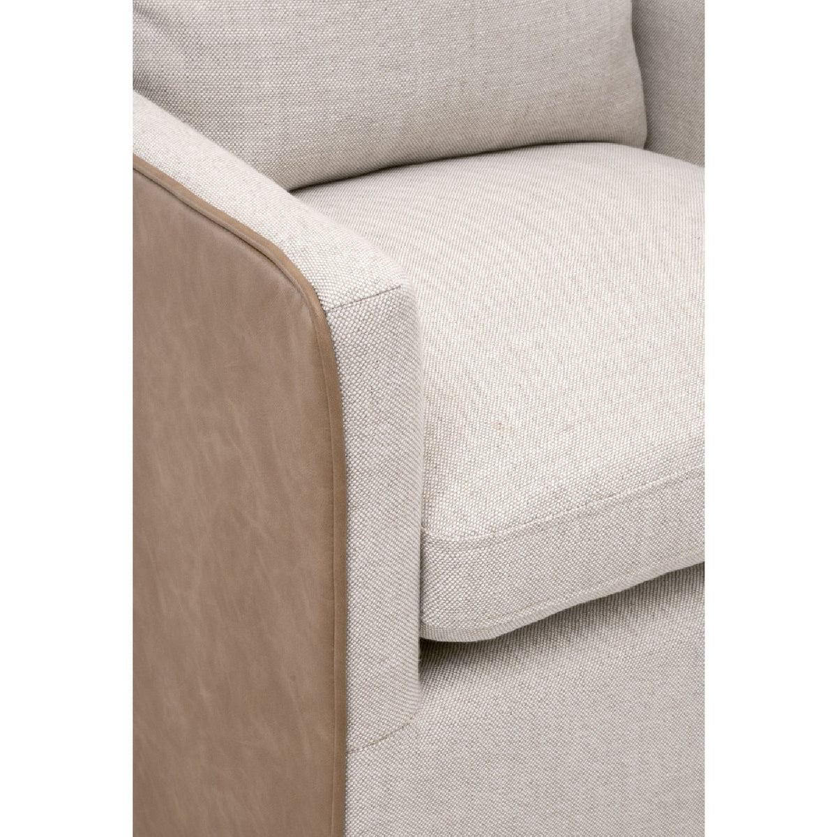 Two-Toned Wheeled Lounge Chair | Living Essentials Harmony