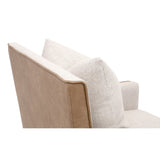 Two-Toned Wheeled Lounge Chair | Living Essentials Harmony
