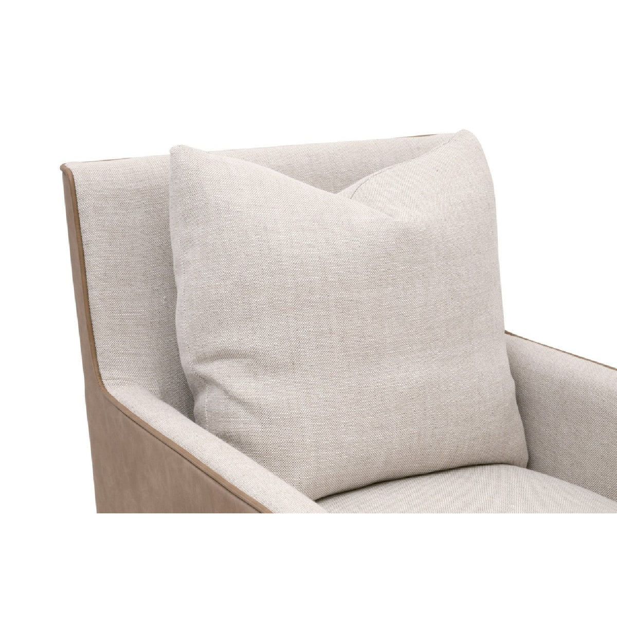 Two-Toned Wheeled Lounge Chair | Living Essentials Harmony