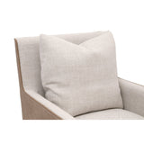 Two-Toned Wheeled Lounge Chair | Living Essentials Harmony