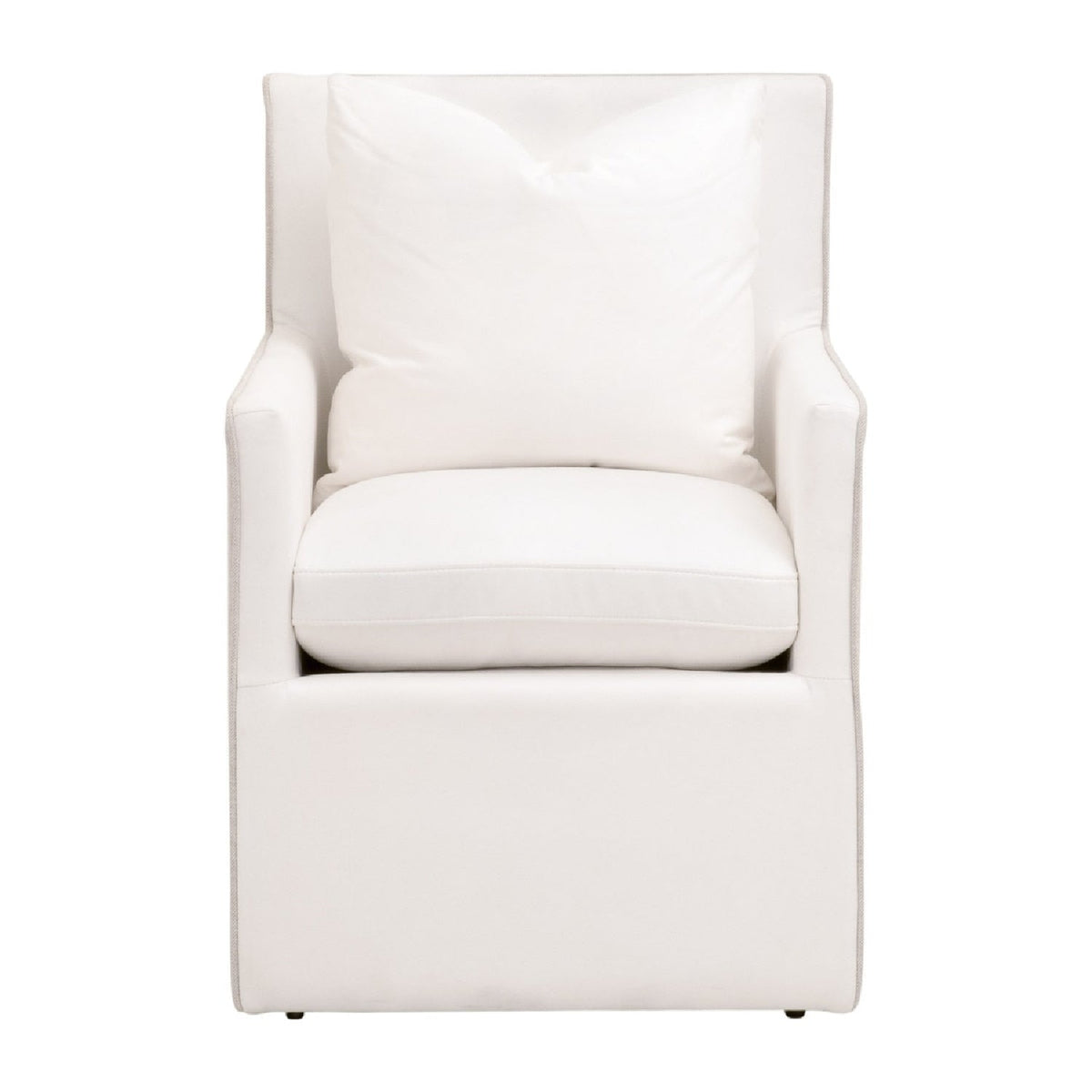 Two-Toned Wheeled Lounge Chair | Living Essentials Harmony