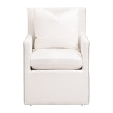 Two-Toned Wheeled Lounge Chair | Living Essentials Harmony