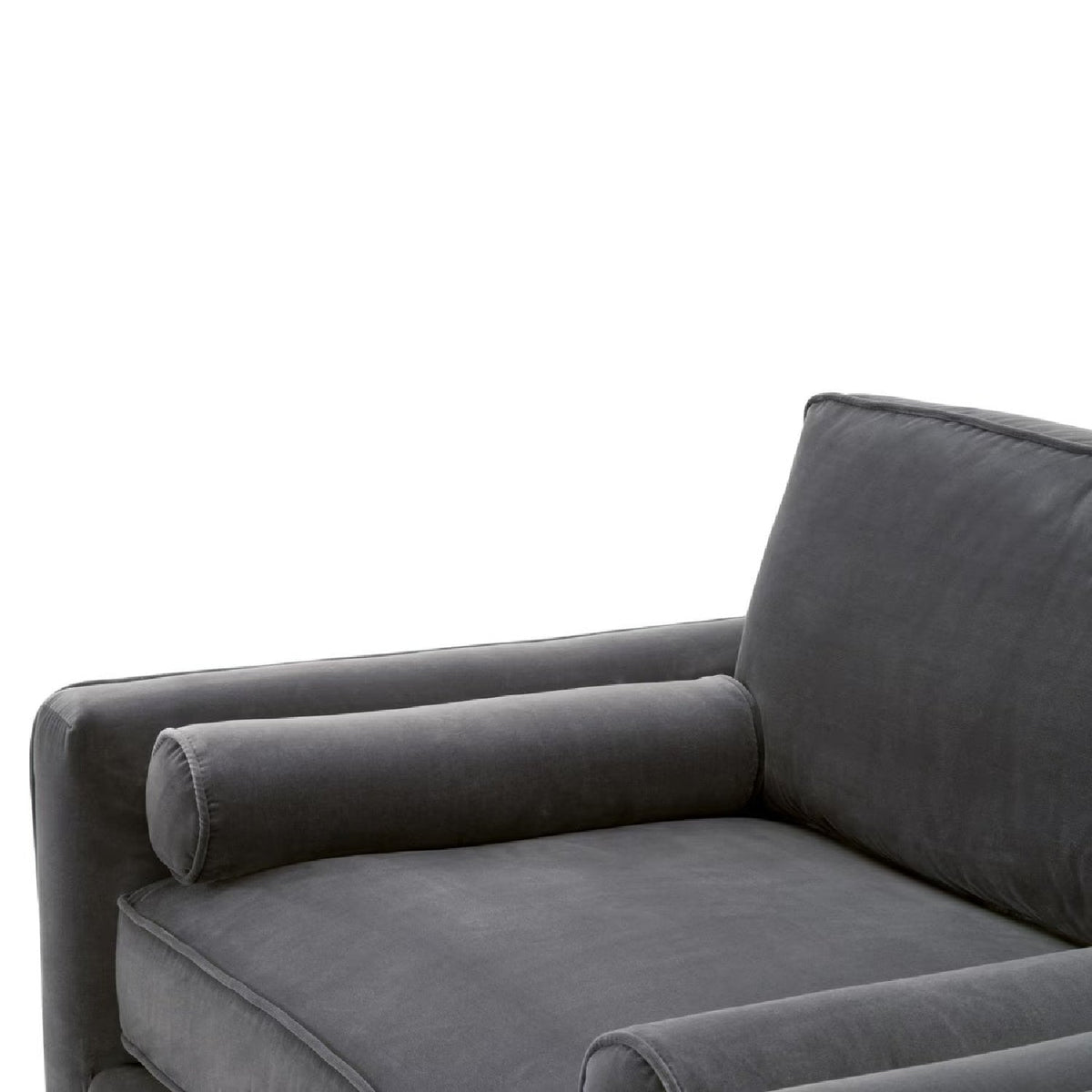 Velvet Modern Loveseat | Living Essentials Parker