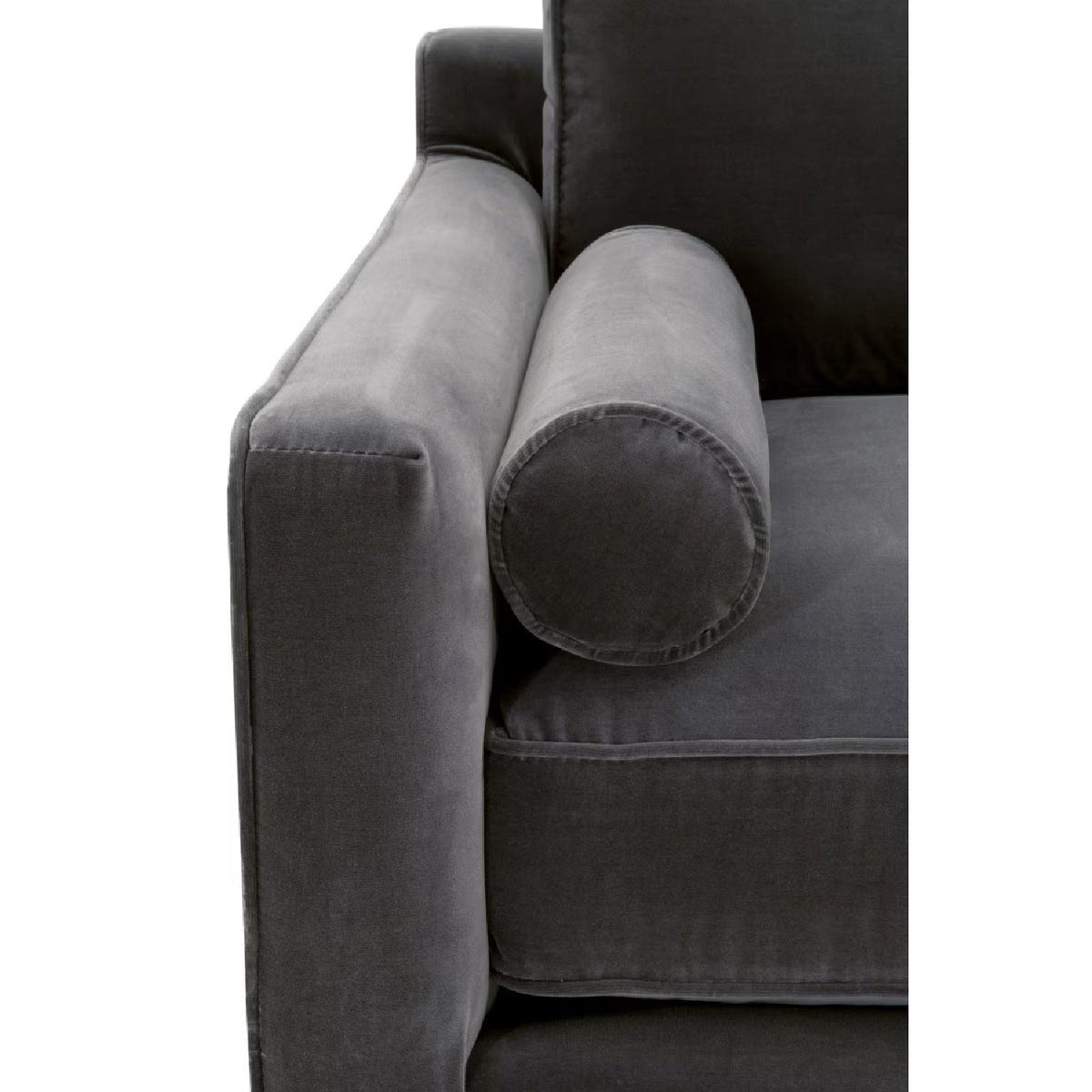 Velvet Modern Loveseat | Living Essentials Parker