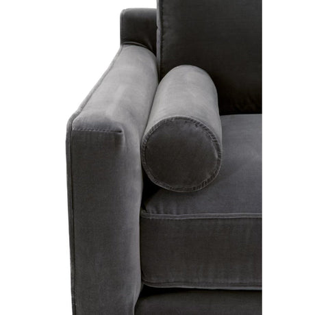 Velvet Modern Loveseat | Living Essentials Parker