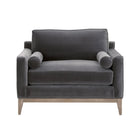 Velvet Modern Loveseat | Living Essentials Parker