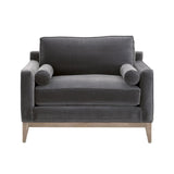 Velvet Modern Loveseat | Living Essentials Parker