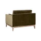 Velvet Modern Loveseat | Living Essentials Parker