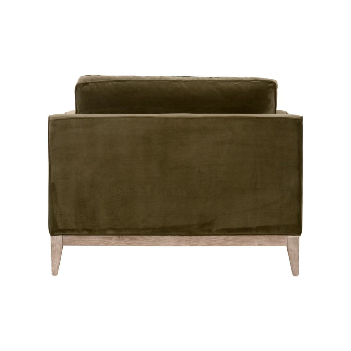Velvet Modern Loveseat | Living Essentials Parker