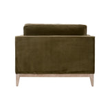 Velvet Modern Loveseat | Living Essentials Parker