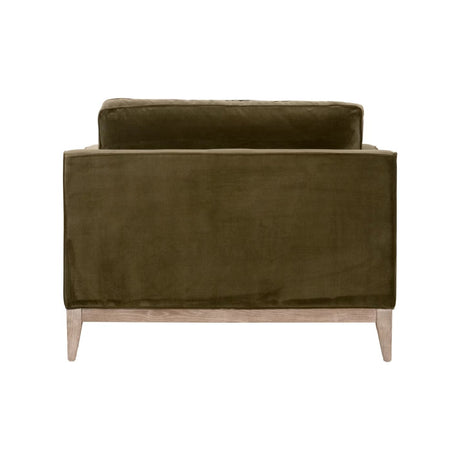 Velvet Modern Loveseat | Living Essentials Parker