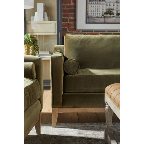 Velvet Modern Loveseat | Living Essentials Parker