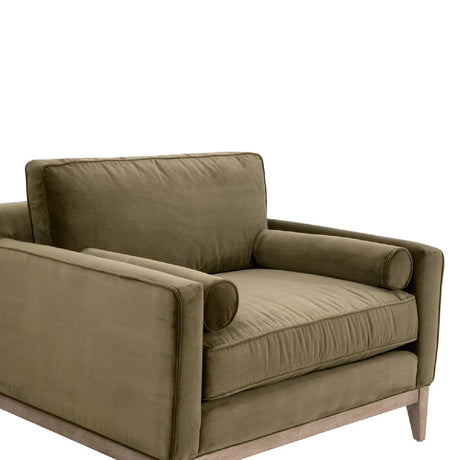 Velvet Modern Loveseat | Living Essentials Parker