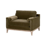 Velvet Modern Loveseat | Living Essentials Parker