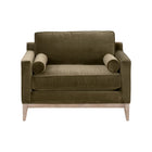 Velvet Modern Loveseat | Living Essentials Parker